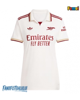 Arsenal Tricou Fotbal Replică 2025-26 Femei Treilea